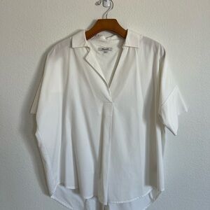 White Collared Blouse